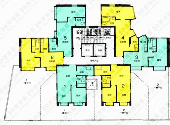 中原數據 筲箕灣 柴灣碧麗閣的平面圖