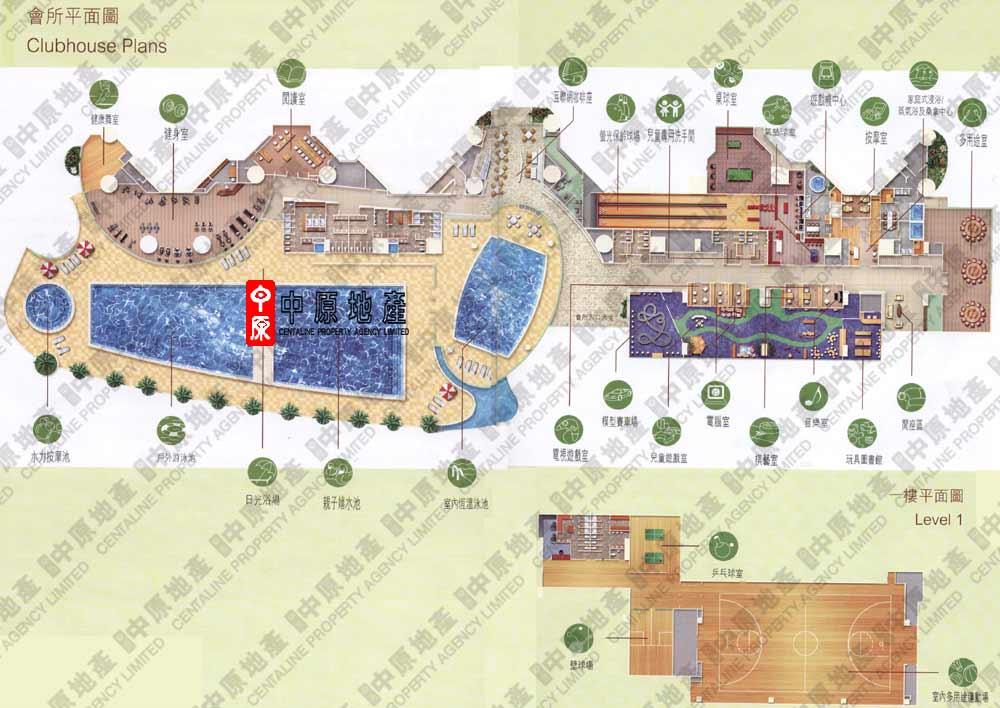 中原數據 將軍澳將軍澳中心的平面圖