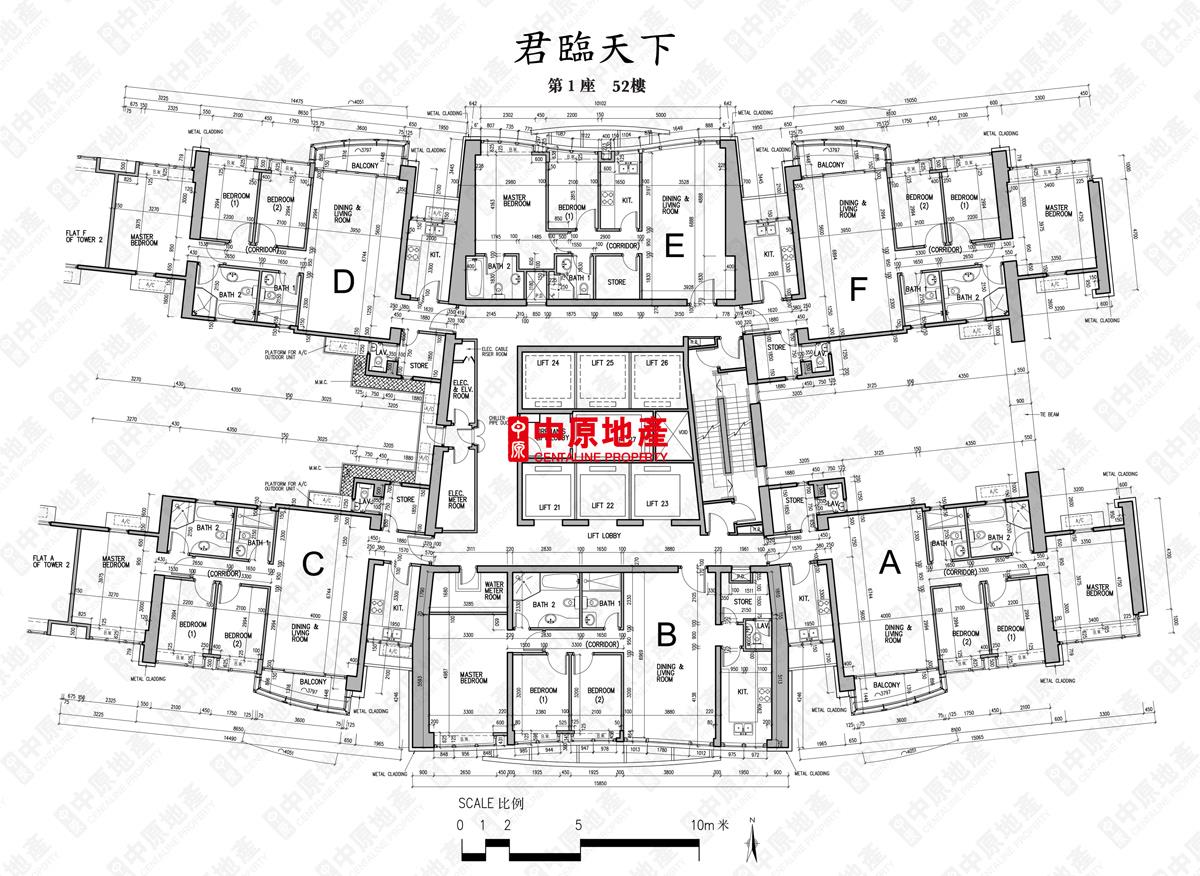 中原數據 九龍站君臨天下的平面圖